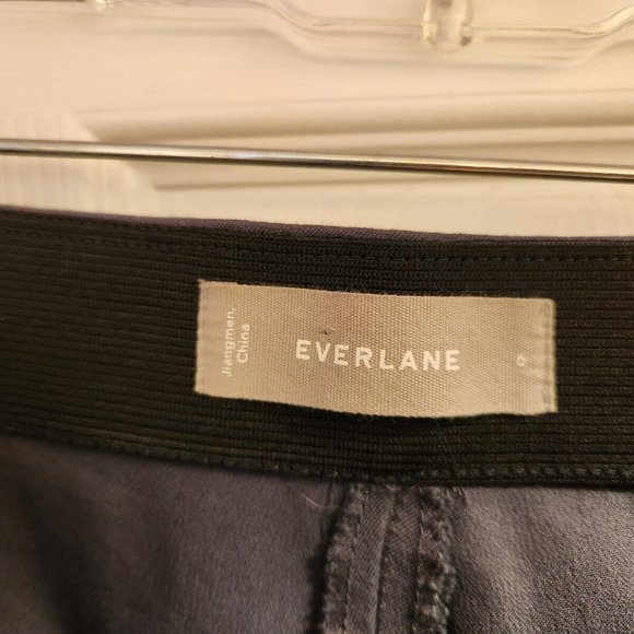 NEW Everlane The Side-Zip Stretch Cotton Pant in Slate Gray size 6 - Picture 10 of 10